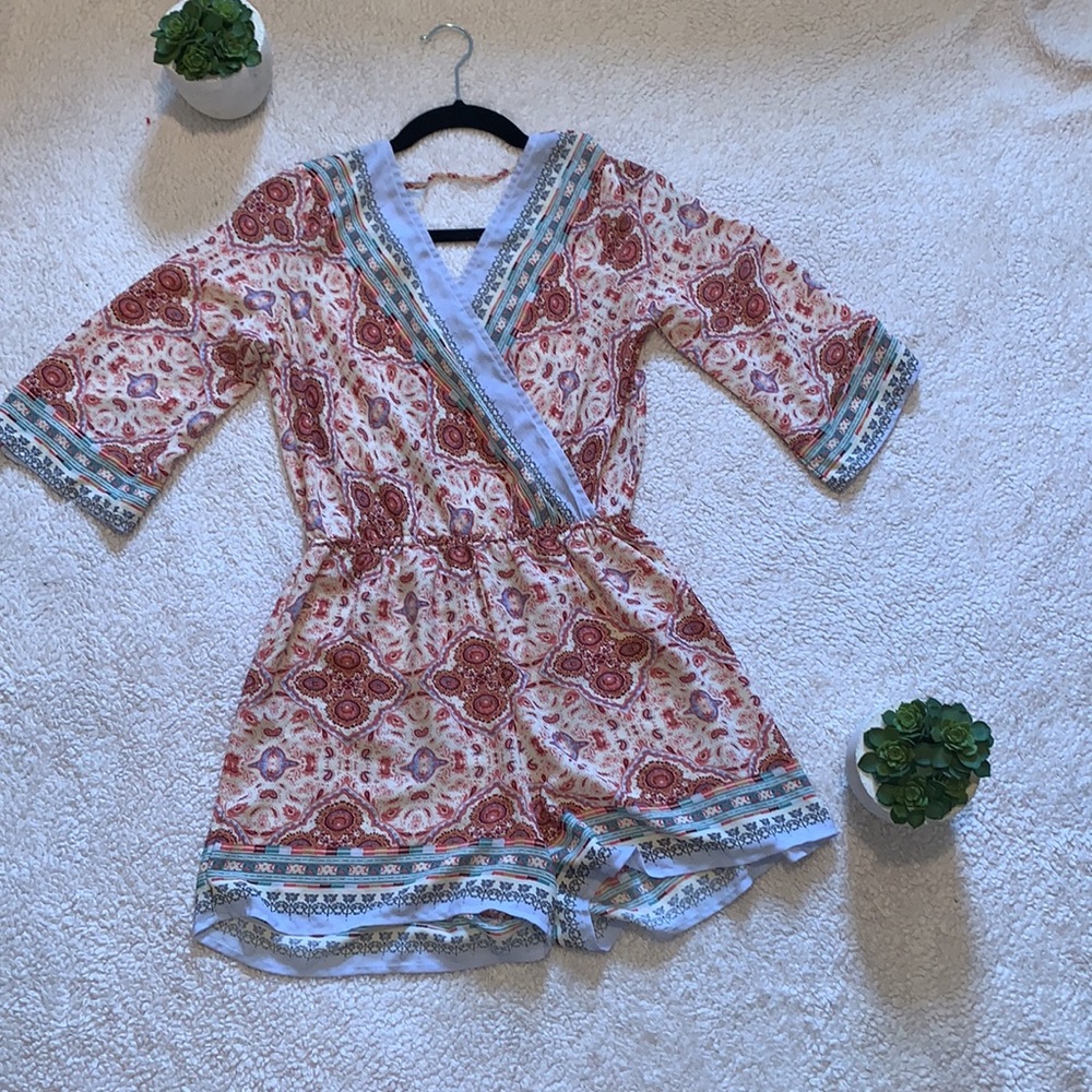 paisley romper🧡💛